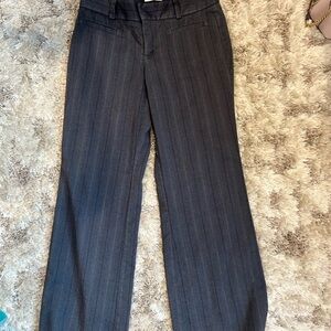 Dockers Petite Charcoal Pinstripe Pants